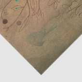 Pauw in de Bossen Decoupage Tissuepapier (Detail)