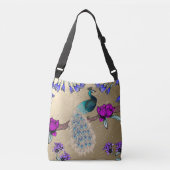 pauw in goud crossbody tas (Voorkant)