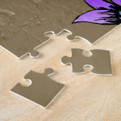 pauw in goud legpuzzel (Zijkant)
