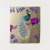 pauw in goud wandkleed (Voorkant)