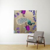 pauw in goud wandkleed (In Situ (horizontaal))