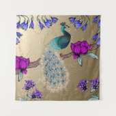 pauw in goud wandkleed (Voorkant)