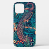 Pauw in het bos, William Morris Case-Mate iPhone Case (Achterkant)