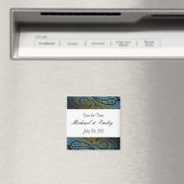 Pauw Indiaanse Trouw Uitnodigingen Magneet (Insitu (Vaatwasser))