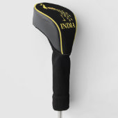 Pauw Indiaas nationaal vogel Golfheadcover (Schuin)