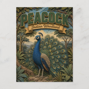 Pauw Indische Bos POPCUT Briefkaart