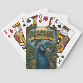 Pauw Indische Wildernis POPCUT Pokerkaarten