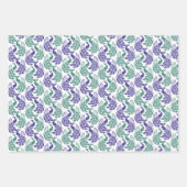 Pauw Inpakpapier Groen en Paars (Voorkant 2)