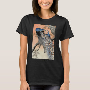 Pauw Japanse Ukiyo e Koson Vintage Vogel Illustrat T-shirt