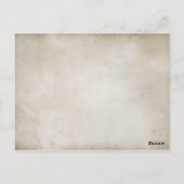  Pauw Juwelen Tan Trouwtafel Nummer Briefkaart (Achterkant)