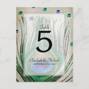  Pauw Juwelen Tan Trouwtafel Nummer Briefkaart