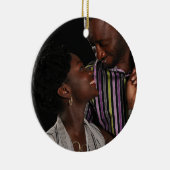 Pauw Kerstmis FOTO Ornament Familie Koppel 2 (Rechts)