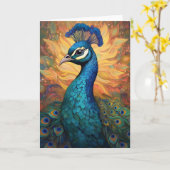 Pauw Kunst Kaart (Gele Bloem)