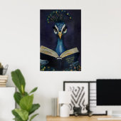 Pauw lezen kunstprint - Ik heb me voor deze opgedo Poster (Thuiskantoor)
