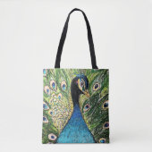 Pauw Mandarijne Eenden Tote Bag (Voorkant)