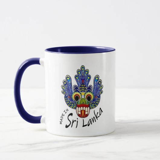 Pauw masker Sri Lanka Mok (Links)