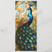 Pauw Maximalistische Fantasie Luxe Trouwmenu Menu (Achterkant)