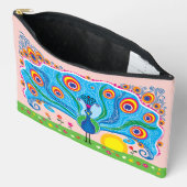 Pauw met Bloemen Etui (Open)