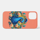 Pauw Met Perzikrozen Case-Mate iPhone Case (Achterkant (horizontaal))