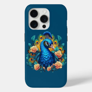 Pauw Met Perzikrozen iPhone 15 Pro Case