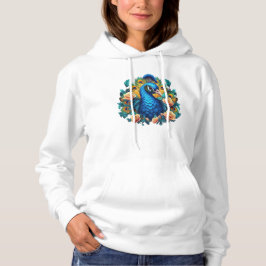 Pauw Met Perzikrozen Hoodie
