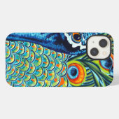 Pauw met Staart iPhone Hoesje (Achterkant horizontaal)
