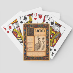 Pauw, Middeleeuwse Bestiariumkunst Pokerkaarten