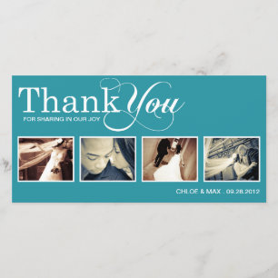 PAUW MODERNE DANKBETUIGING   TROUWKAARTJE OM TE BE BEDANKKAART