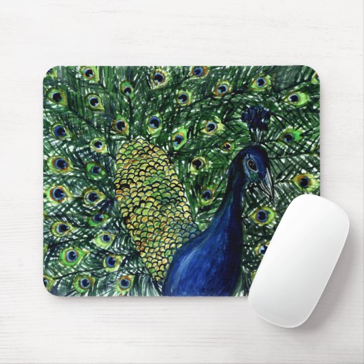 pauw muismat (Met muis)