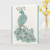 Pauw Notecard Kaart (Gele Bloem)