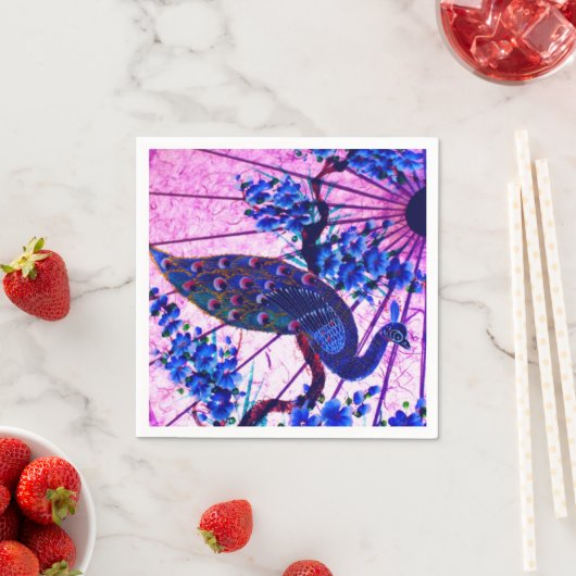 Pauw oosterse parasol Japanse kersenbloesem Servet (Insitu)