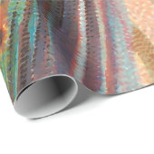  Pauw op een takschilderij Cadeaupapier (Rol Hoek)