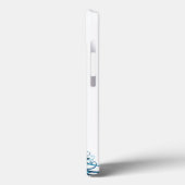 Pauw op Teal Illustratie Case-Mate iPhone Case (Achterkant / Links)