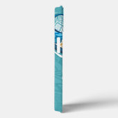 Pauw op Teal Illustratie Case-Mate iPhone Case (Achterkant / Rechts)