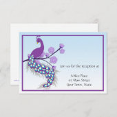 Pauw Paars Ontvangstkaart Kaart (Voorkant / Achterkant)