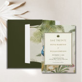 Pauw Palm Huwelijk Bewaar de Datum Save The Date