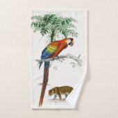 Pauw, papegaai en olifant van D'Orbigny Bad Handdoek (Handdoek)