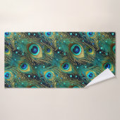Pauw Passie Worp Kussen Badhanddoek (Badhanddoek)