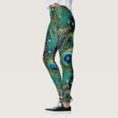 Pauw Passie Worp Kussen Leggings (Links)