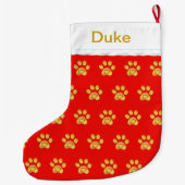 Pauw Patroon Grote Kerstsok (Achterkant)