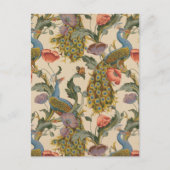  Pauw Patroon Kleurrijke Kunst Briefkaart (Voorkant)