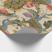  Pauw Patroon Kleurrijke Kunst Cadeaupapier (Hoek)