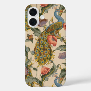  Pauw Patroon Kleurrijke Kunst iPhone 16 Hoesje
