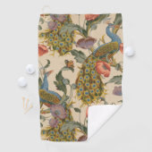  Pauw Patroon Kleurrijke Kunst Golfhanddoek (Insitu)