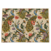  Pauw Patroon Kleurrijke Kunst Groot Cadeauzakje (Voorkant)