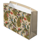  Pauw Patroon Kleurrijke Kunst Groot Cadeauzakje (Achterkant Gekanteld)