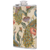  Pauw Patroon Kleurrijke Kunst Heupfles (Links)