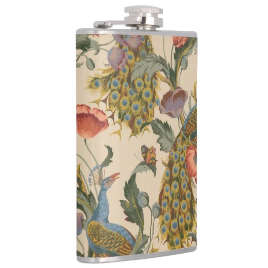  Pauw Patroon Kleurrijke Kunst Heupfles (Rechts)