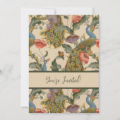 Pauw Patroon Kleurrijke Kunst Kaart (Voorkant)