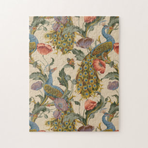 Pauw Patroon Kleurrijke Kunst Legpuzzel